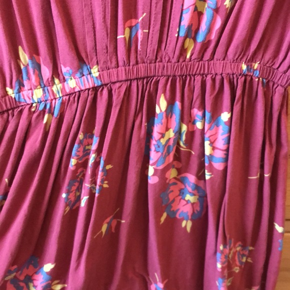 Matilda Jane Art Class Dress Floral Print Mauve Size Extra Small - Picture 5 of 9